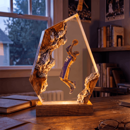 Jordan's Basketball Lamps